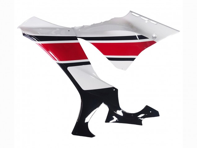 Erschwingliche Yamaha YZF 1000 R1 Motorrad Verkleidung 2020-2025 - Weiss Rot Glanzendes Schwarz