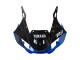 Erschwingliche Yamaha YZF 600 R6 Motorrad Verkleidung 1998-2002 - Weiss Blau Glanzendes Schwarz