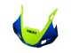 Erschwingliche Yamaha YZF 600 R6 Motorrad Verkleidung 1998-2002 - Neon Grun Blau Weiss Champions