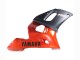 Erschwingliche Yamaha YZF 600 R6 Motorrad Verkleidung 1998-2002 - Orange Matt Schwarz