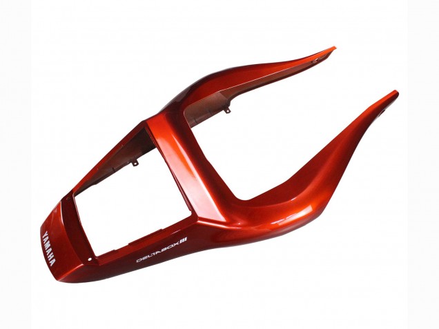 Erschwingliche Yamaha YZF 600 R6 Motorrad Verkleidung 1998-2002 - Orange Matt Schwarz