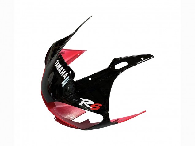 Erschwingliche Yamaha YZF 600 R6 Motorrad Verkleidung 1998-2002 - Rot Weiss Glanzendes Schwarz