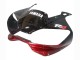 Erschwingliche Yamaha YZF 600 R6 Motorrad Verkleidung 1998-2002 - Rot Weiss Glanzendes Schwarz