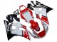 Erschwingliche Yamaha YZF 600 R6 Motorrad Verkleidung 1998-2002 - Weiss Rot Schwarz Petronas Yamalube 50th