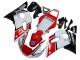 Erschwingliche Yamaha YZF 600 R6 Motorrad Verkleidung 1998-2002 - Weiss Rot Schwarz Petronas Yamalube 50th