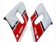 Erschwingliche Yamaha YZF 600 R6 Motorrad Verkleidung 1998-2002 - Weiss Rot Schwarz Petronas Yamalube 50th