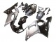 Erschwingliche Yamaha YZF 600 R6 Motorrad Verkleidung 1998-2002 - Silber Glanzendes Schwarz