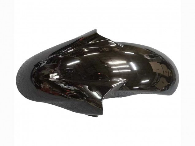 Erschwingliche Yamaha YZF 600 R6 Motorrad Verkleidung 1998-2002 - Silber Glanzendes Schwarz