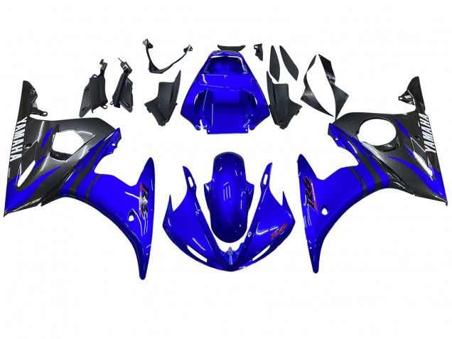 Erschwingliche Yamaha YZF R6S Motorrad Verkleidung 2006-2009 - Blau Schwarz