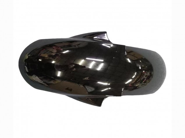 Erschwingliche Yamaha YZF R6S Motorrad Verkleidung 2006-2009 - Glanzendes Schwarz Matt Schwarz Weiss Aufkleber