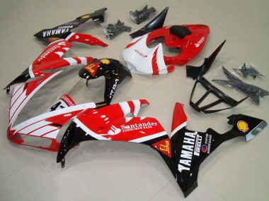 Erschwingliche Yamaha YZF R1 Motorrad Verkleidung 2004-2006 - Rot Weiss Schwarz Santunder