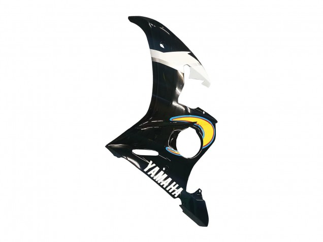 Erschwingliche Yamaha YZF R6S Motorrad Verkleidung 2006-2009 - Gelb Rot Glanzendes Schwarz 46