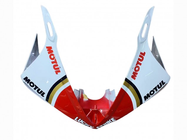 Erschwingliche Yamaha YZF R6S Motorrad Verkleidung 2006-2009 - Weiss Rot Lucky Strike Motul