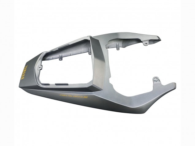 Erschwingliche Yamaha YZF R6S Motorrad Verkleidung 2006-2009 - Matt Grau Matt Schwarz Gold Aufkleber