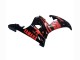 Erschwingliche Yamaha YZF R6S Motorrad Verkleidung 2006-2009 - Glanzendes Schwarz Rot