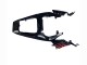 Erschwingliche Yamaha YZF R6S Motorrad Verkleidung 2006-2009 - Glanzendes Schwarz Rot