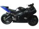 Erschwingliche Yamaha YZF R6S Motorrad Verkleidung 2006-2009 - Blau Matt Schwarz