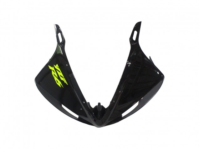Erschwingliche Yamaha YZF R6S Motorrad Verkleidung 2006-2009 - Glanzendes Schwarz Neon Gelb