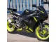 Erschwingliche Yamaha YZF R6S Motorrad Verkleidung 2006-2009 - Glanzendes Schwarz Neon Gelb