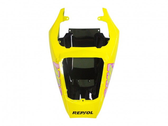 Erschwingliche Yamaha YZF R6S Motorrad Verkleidung 2006-2009 - Gelb Rosa Glanzendes Schwarz Rossi Repsol 46