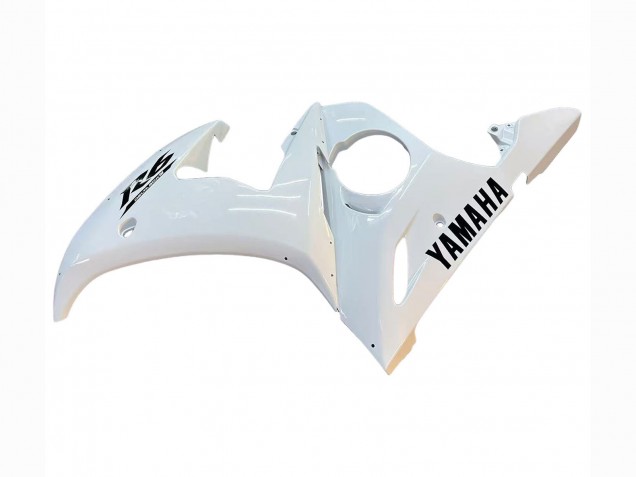 Erschwingliche Yamaha YZF R6 Motorrad Verkleidung 2003-2004 - Weiss Schwarz Aufkleber