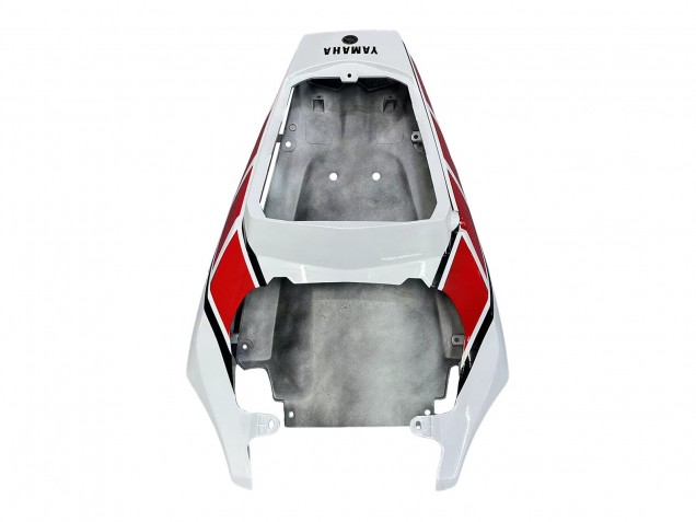 Erschwingliche Yamaha YZF R6S Motorrad Verkleidung 2006-2009 - Weiss Rot Glanzendes Schwarz Motul