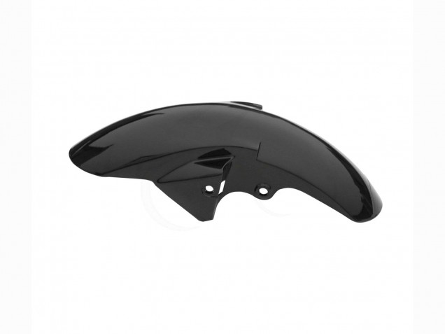 Erschwingliche Yamaha YZF R6S Motorrad Verkleidung 2006-2009 - Glanzendes Schwarz Matt Schwarz