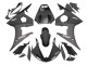 Erschwingliche Yamaha YZF R6S Motorrad Verkleidung 2006-2009 - Glanzendes Schwarz Matt Schwarz