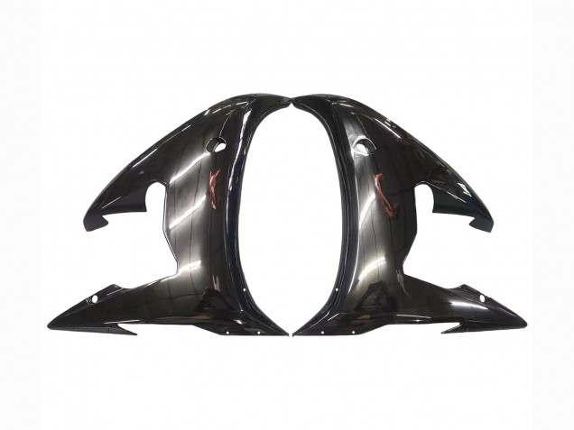Erschwingliche Yamaha YZF R6S Motorrad Verkleidung 2006-2009 - Glanzendes Schwarz