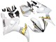 Erschwingliche Yamaha YZF R6 Motorrad Verkleidung 2003-2004 - Weiss Gold
