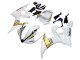 Erschwingliche Yamaha YZF R6S Motorrad Verkleidung 2006-2009 - Weiss Gold