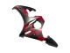 Erschwingliche Yamaha YZF 600 R6 Motorrad Verkleidung 2005 - Matt Schwarz Rot Geometric