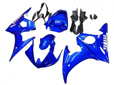 Erschwingliche Yamaha YZF 600 R6 Motorrad Verkleidung 2005 - Blau