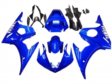 Erschwingliche Yamaha YZF 600 R6 Motorrad Verkleidung 2005 - Blau