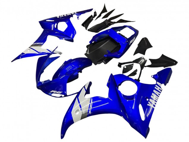 Erschwingliche Yamaha YZF 600 R6 Motorrad Verkleidung 2005 - Blau Weiss