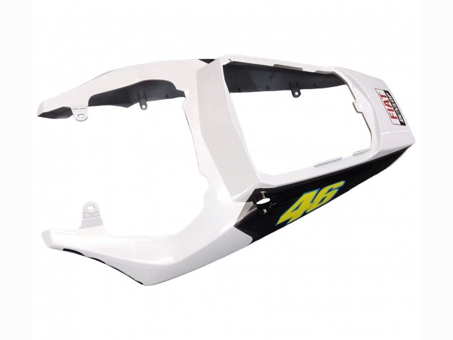 Erschwingliche Yamaha YZF 600 R6 Motorrad Verkleidung 2005 - Weiss Blau Dunlop Fiat Motul