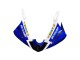 Erschwingliche Yamaha YZF 600 R6 Motorrad Verkleidung 2005 - Weiss Blau Dunlop Fiat Motul