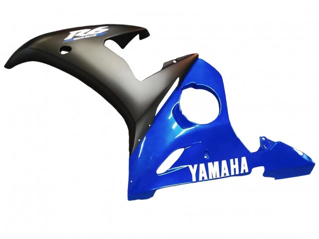 Erschwingliche Yamaha YZF 600 R6 Motorrad Verkleidung 2005 - Blau Matt Schwarz