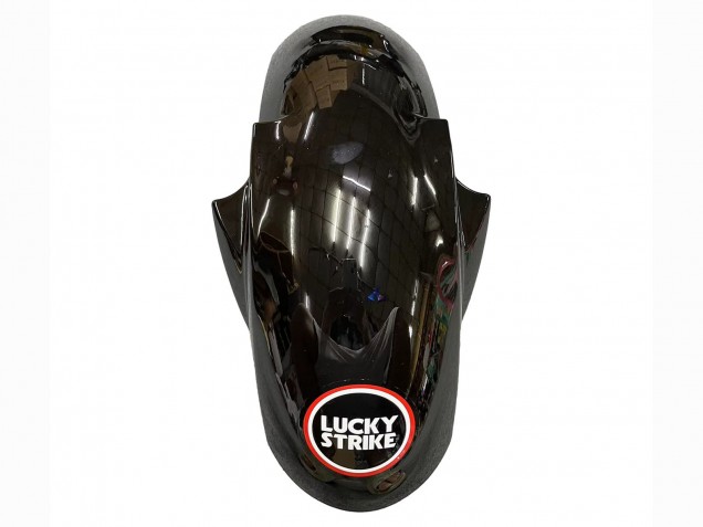 Erschwingliche Yamaha YZF 600 R6 Motorrad Verkleidung 2005 - Glanzendes Schwarz Weiss Lucky Strike Motul