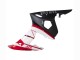 Erschwingliche Yamaha YZF 600 R6 Motorrad Verkleidung 2005 - Rot Weiss Matt Schwarz