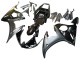 Erschwingliche Yamaha YZF 600 R6 Motorrad Verkleidung 2005 - Glanzendes Schwarz Matt Schwarz Gold