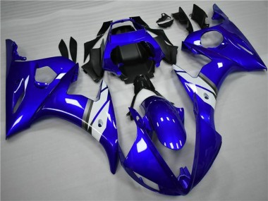 Erschwingliche Yamaha YZF 600 R6 Motorrad Verkleidung 2005 - Blau Weiss