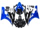 Erschwingliche Yamaha YZF 600 R6 Motorrad Verkleidung 2006-2007 - Blau Glanzendes Schwarz