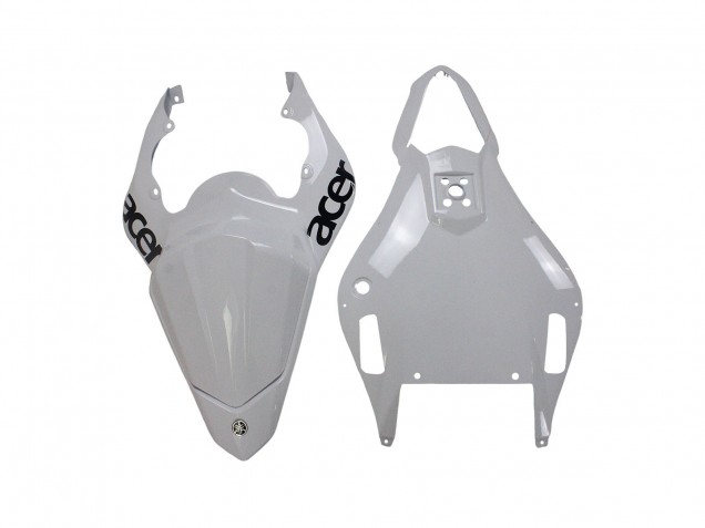 Erschwingliche Yamaha YZF 600 R6 Motorrad Verkleidung 2006-2007 - Weiss Kastanienbraun Rot Fiat Acer Yamalube