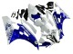 Erschwingliche Yamaha YZF 600 R6 Motorrad Verkleidung 2006-2007 - Weiss Blau Jordan
