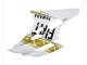 Erschwingliche Yamaha YZF 600 R6 Motorrad Verkleidung 2006-2007 - Weiss Gold Schwarz Fiat