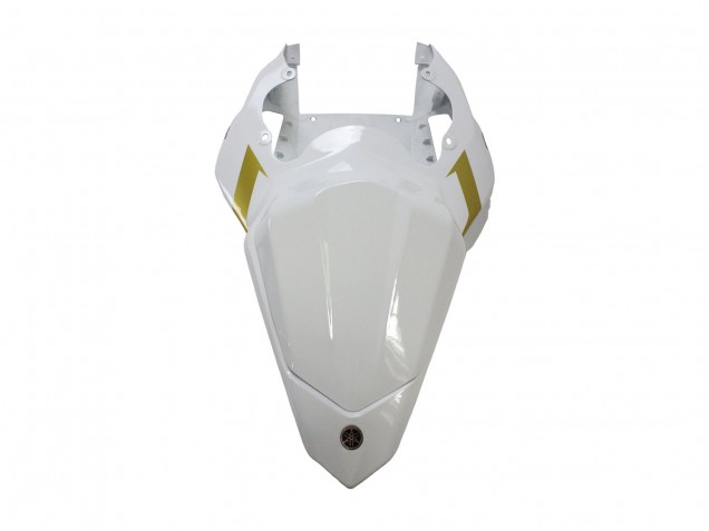 Erschwingliche Yamaha YZF 600 R6 Motorrad Verkleidung 2006-2007 - Weiss Gold Schwarz Fiat
