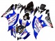 Erschwingliche Yamaha YZF 600 R6 Motorrad Verkleidung 2006-2007 - Weiss Blau Schwarz Fimer Volvo Yamalube Sterilgarda
