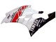 Erschwingliche Yamaha YZF 600 R6 Motorrad Verkleidung 2006-2007 - Weiss Rot Schwarz Motul