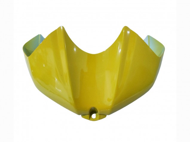 Erschwingliche Yamaha YZF 600 R6 Motorrad Verkleidung 2006-2007 - Gelb Weiss Glanzendes Schwarz Motul